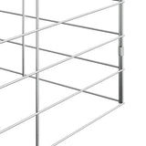 Chicken Cage 2 pcs Silver 600 x 100 x 210 cm Galvanised Steel