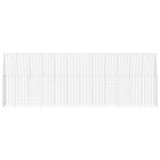 Chicken Cage 2 pcs Silver 600 x 100 x 210 cm Galvanised Steel