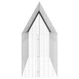 Chicken Cage 2 pcs Silver 600 x 100 x 210 cm Galvanised Steel
