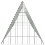 Chicken Cage Silver 430 x 55 x 55 cm Galvanised Steel