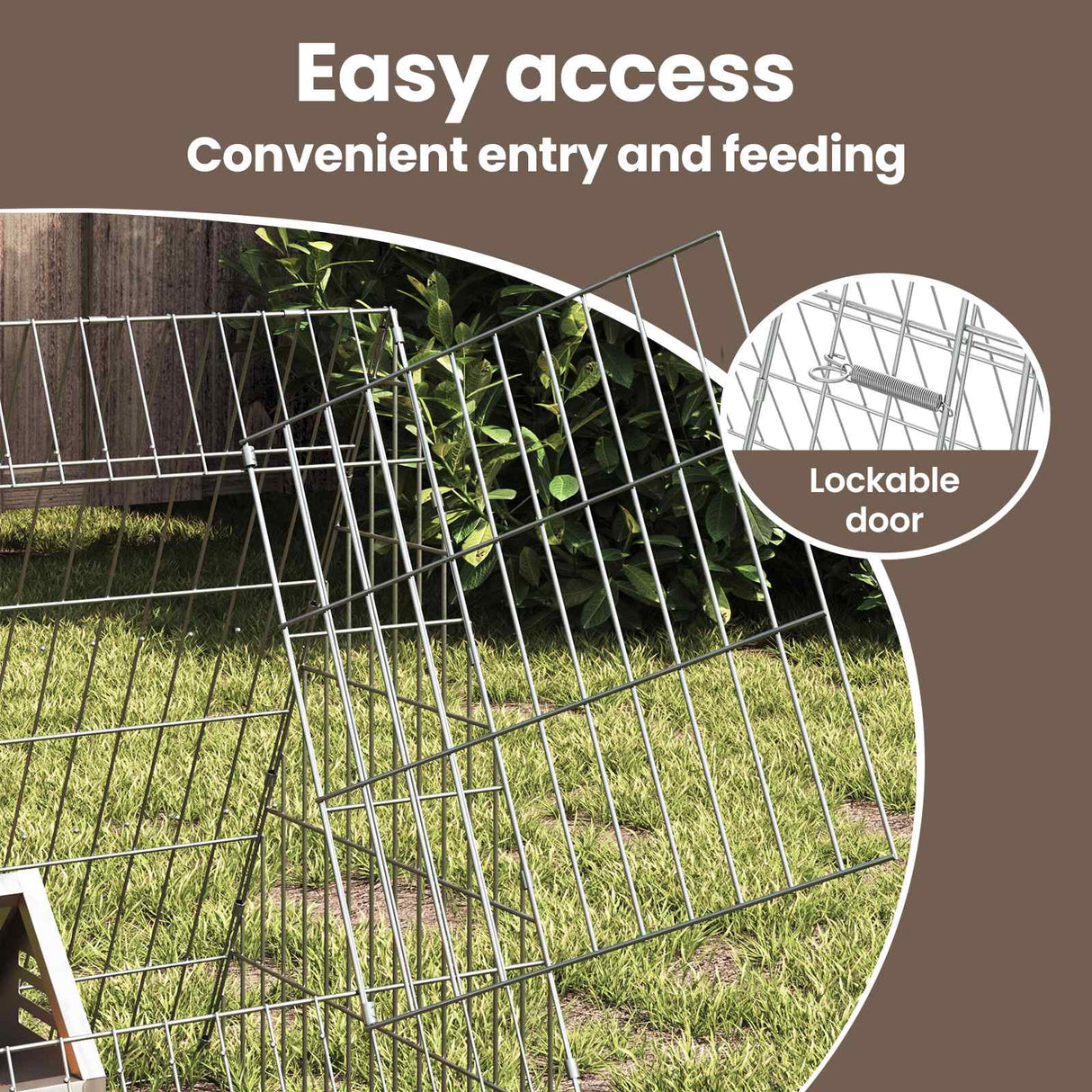 Chicken Cage Silver 650 x 55 x 55 cm Galvanised Steel