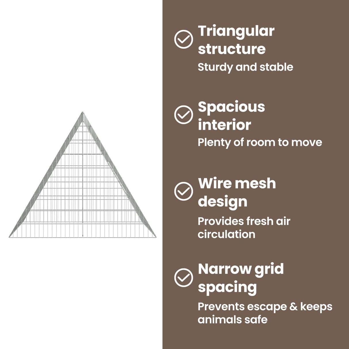 Chicken Cage Silver 110 x 100 x 85 cm Galvanised Steel
