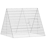Chicken Cage Silver 110 x 100 x 85 cm Galvanised Steel