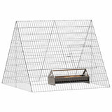 Chicken Cage Silver 110 x 100 x 85 cm Galvanised Steel
