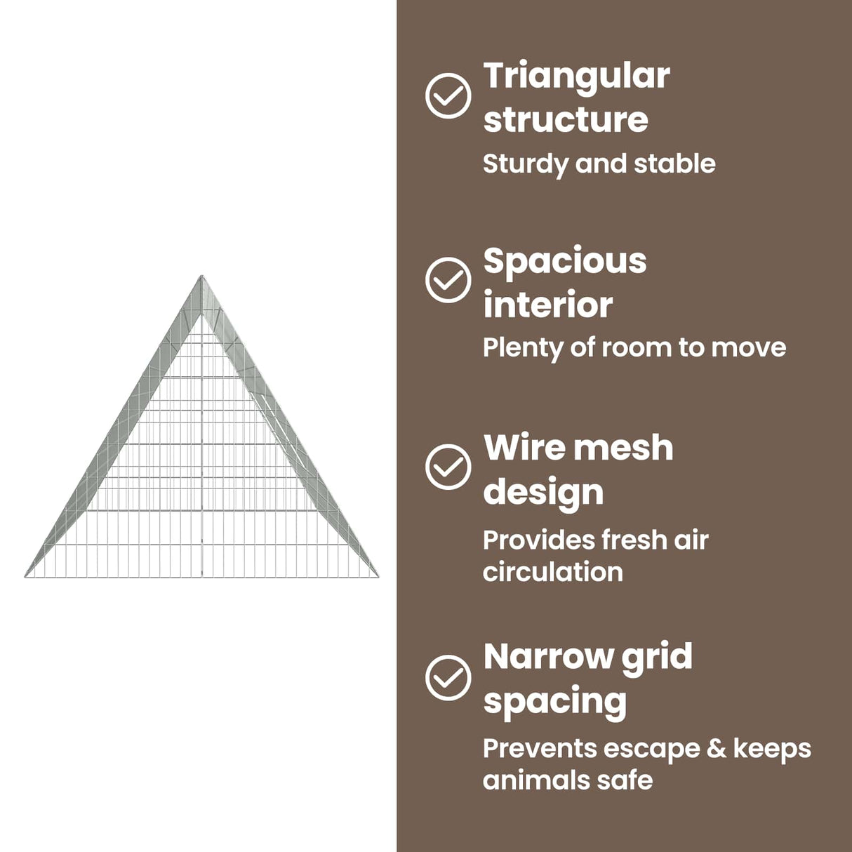 Chicken Cage Silver 215 x 100 x 85 cm Galvanised Steel