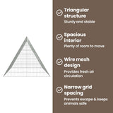 Chicken Cage Silver 215 x 100 x 85 cm Galvanised Steel