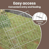 Chicken Cage Silver 215 x 100 x 85 cm Galvanised Steel - Extra Image