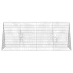 Chicken Cage Silver 215 x 100 x 85 cm Galvanised Steel
