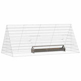 Chicken Cage Silver 215 x 100 x 85 cm Galvanised Steel
