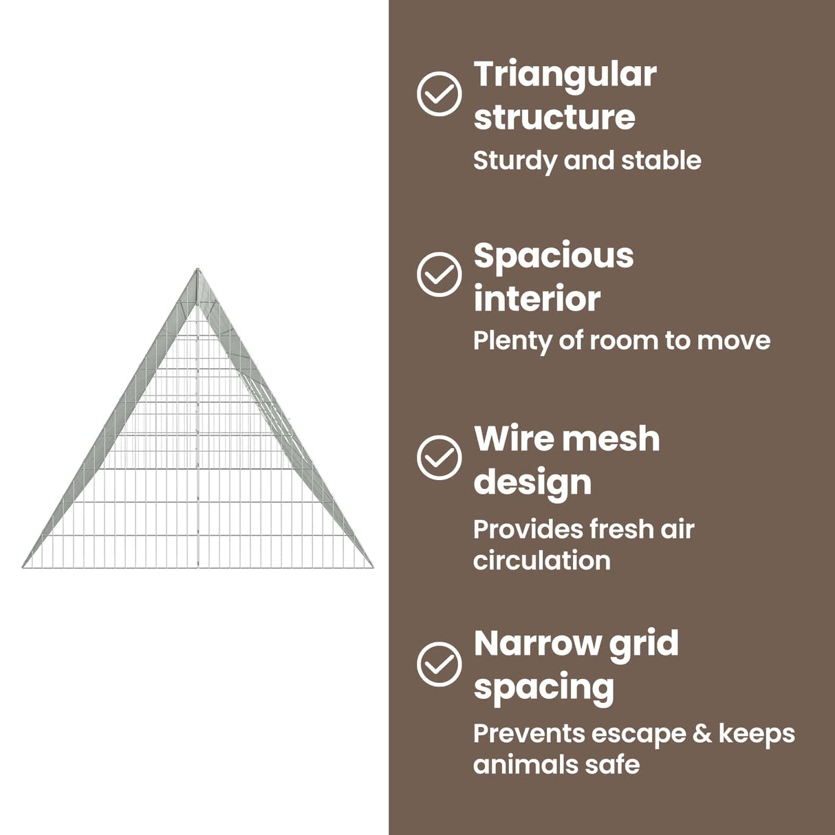 Chicken Cage Silver 430 x 100 x 85 cm Galvanised Steel