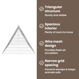 Chicken Cage Silver 430 x 100 x 85 cm Galvanised Steel