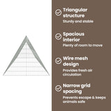 Chicken Cage Silver 650 x 100 x 85 cm Galvanised Steel