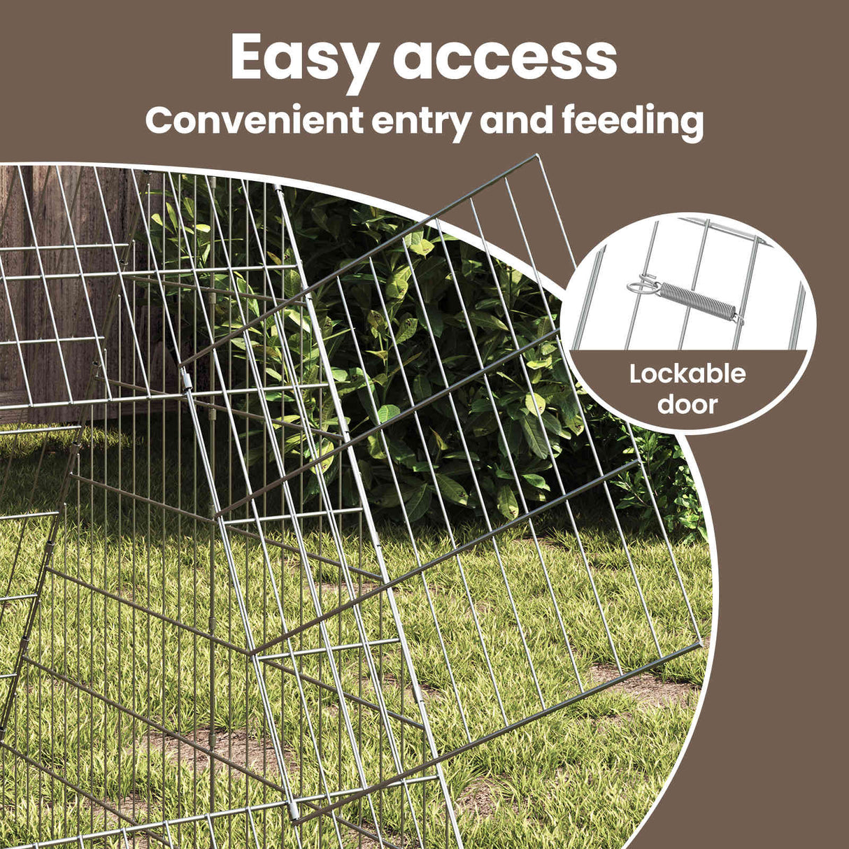 Chicken Cage Silver 650 x 100 x 85 cm Galvanised Steel