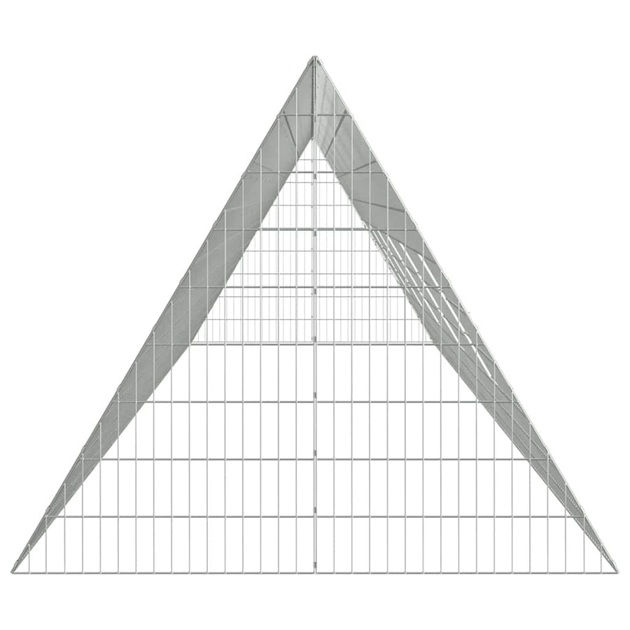 Chicken Cage Silver 650 x 100 x 85 cm Galvanised Steel