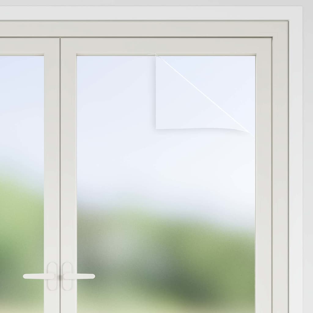 Self-adhesive Window Film Frosted Grey 90 x 500 cm PVC