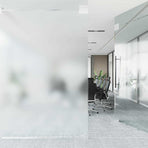 Self-adhesive Window Film Frosted Grey 90 x 500 cm PVC