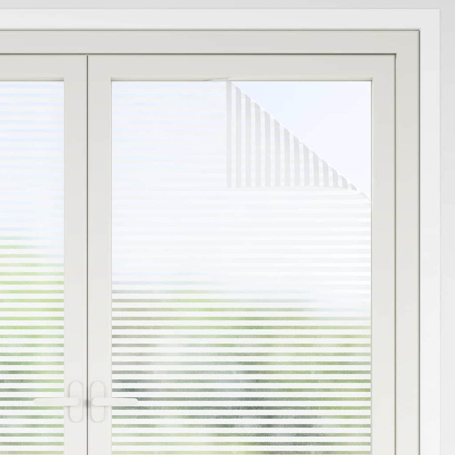 Self-adhesive Window Film Frosted stripes 90 x 1000 cm PVC