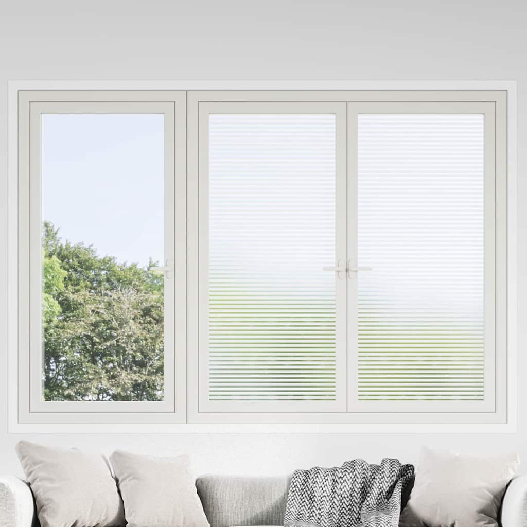 Self-adhesive Window Film Frosted stripes 90 x 1000 cm PVC