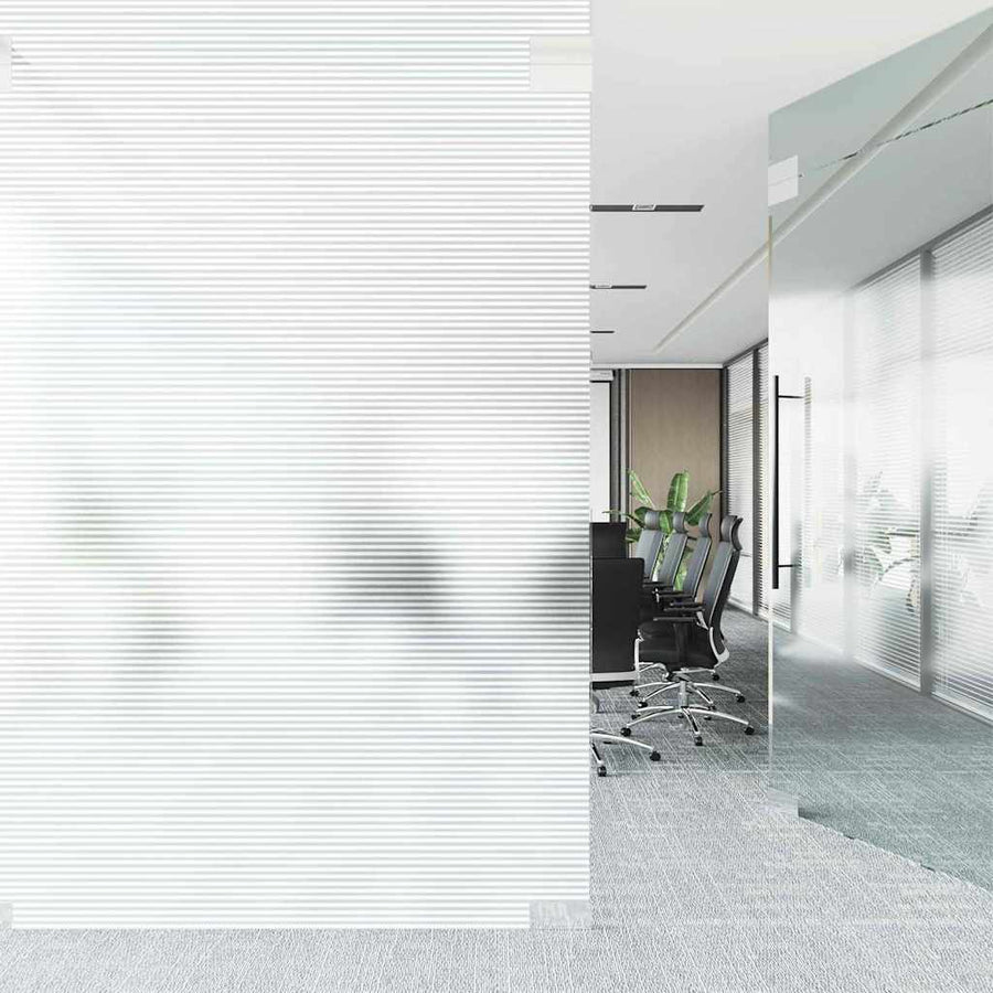 Self-adhesive Window Film Frosted stripes 90 x 1000 cm PVC