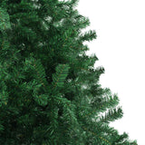 Christmas Tree with Decorative String Lights Green 400 cm PVC - 45-Degree Angle
