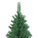 Christmas Tree with Decorative String Lights Green 400 cm PVC - Extra Image