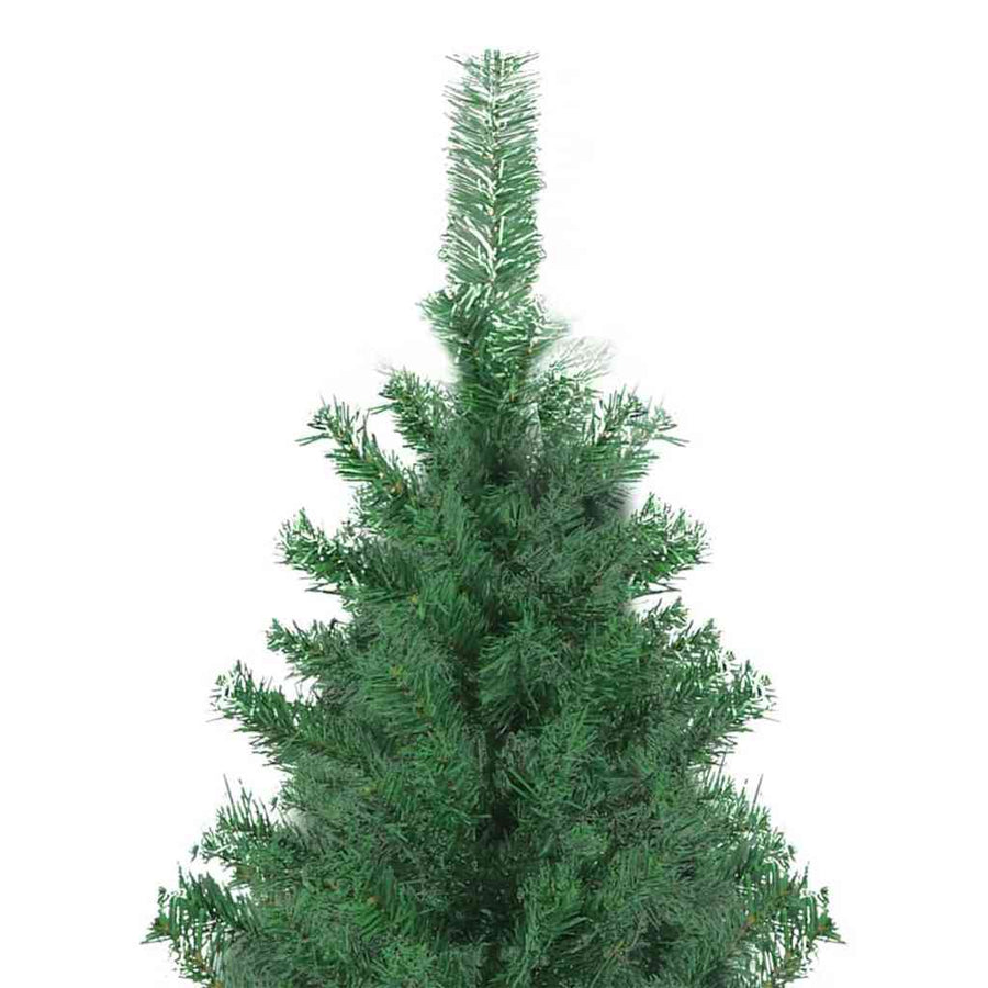 Christmas Tree with Decorative String Lights Green 400 cm PVC
