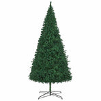Christmas Tree with Decorative String Lights Green 400 cm PVC