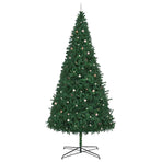 Christmas Tree with Decorative String Lights Green 400 cm PVC