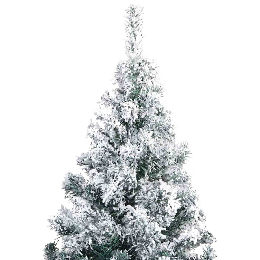 Artificial Pre-lit Christmas Tree Green 400 cm PVC