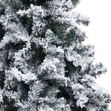 Artificial Pre-lit Christmas Tree with Stand Green 400 cm PVC - Close-Up Angle