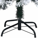 Artificial Pre-lit Christmas Tree with Stand Green 400 cm PVC - Low Angle