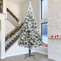 Artificial Pre-lit Christmas Tree Green 400 cm PVC