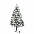 Artificial Pre-lit Christmas Tree Green 400 cm PVC
