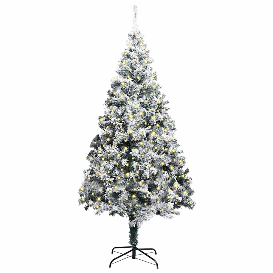 Artificial Pre-lit Christmas Tree Green 400 cm PVC