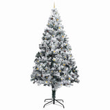 Artificial Pre-lit Christmas Tree with Ball Set Green 400 cm - Top-Down View
