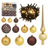 Artificial Pre-lit Christmas Tree with Ball Set Green 400 cm