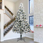 Artificial Pre-lit Christmas Tree with Ball Set Green 400 cm