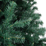 Artificial Pre-lit Christmas Tree with Stand Green 500 cm PVC - Low Angle