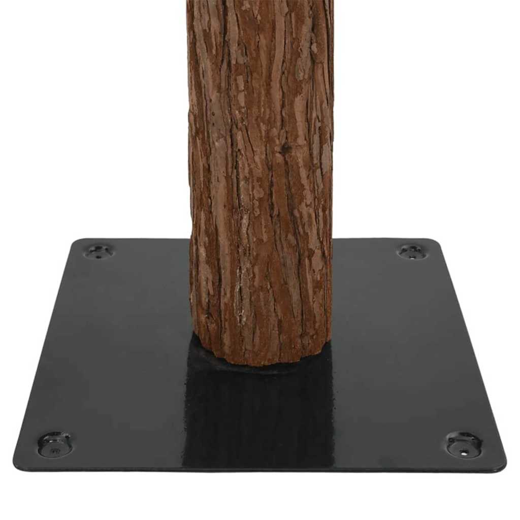 Slim Christmas Tree Green 180 cm PVC and Solid Pine wood