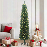 Artificial Christmas Tree with 300 LEDs with Stand Green 180 cm
