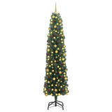 Artificial Christmas Tree with 300 LEDs with Stand Green 180 cm