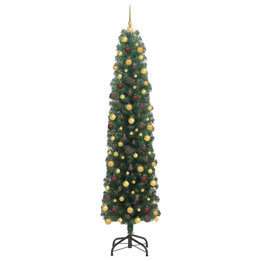 Artificial Christmas Tree with 300 LEDs with Stand Green 180 cm