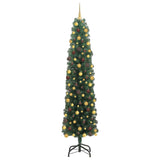 Artificial Christmas Tree with 300 LEDs with Stand Green 180 cm