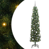 Artificial Christmas Tree with 300 LEDs with Stand Green 180 cm