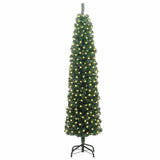 Artificial Christmas Tree with 300 LEDs with Stand Green 210 cm