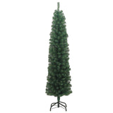Artificial Christmas Tree with 300 LEDs with Stand Green 210 cm