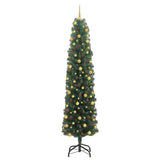 Artificial Christmas Tree with 300 LEDs with Stand Green 210 cm