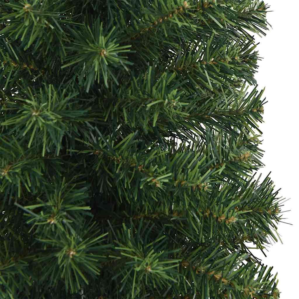 Artificial Christmas Tree with 300 LEDs with Stand Green 240 cm
