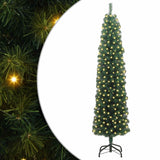 Artificial Christmas Tree with 300 LEDs with Stand Green 240 cm