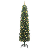 Artificial Christmas Tree with 300 LEDs with Stand Green 240 cm